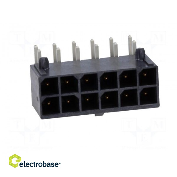 Connector: wire-board | socket | male | Mega-Fit | 5.7mm | PIN: 12 | 23A image 9