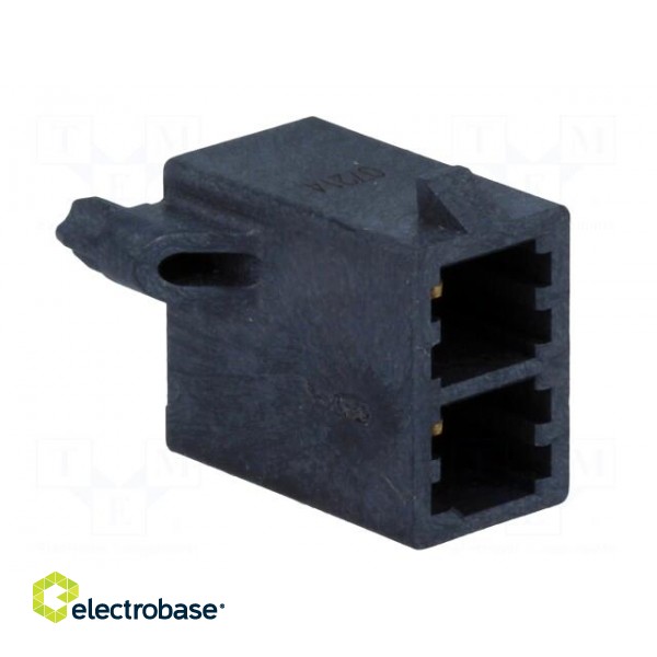 Socket | wire-board | male | Mega-Fit | 5.7mm | PIN: 2 | Layout: 2x1 | 23A paveikslėlis 8