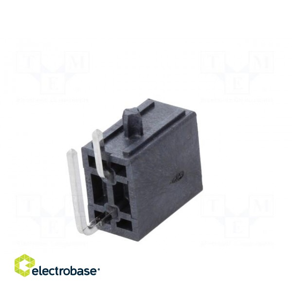 Socket | wire-board | male | Mega-Fit | 5.7mm | PIN: 2 | UL94V-0 | 23A | THT image 6