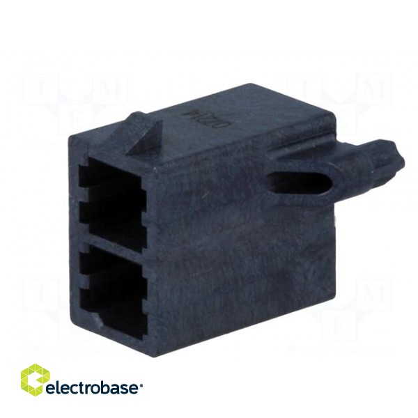 Socket | wire-board | male | Mega-Fit | 5.7mm | PIN: 2 | Layout: 2x1 | 23A image 2