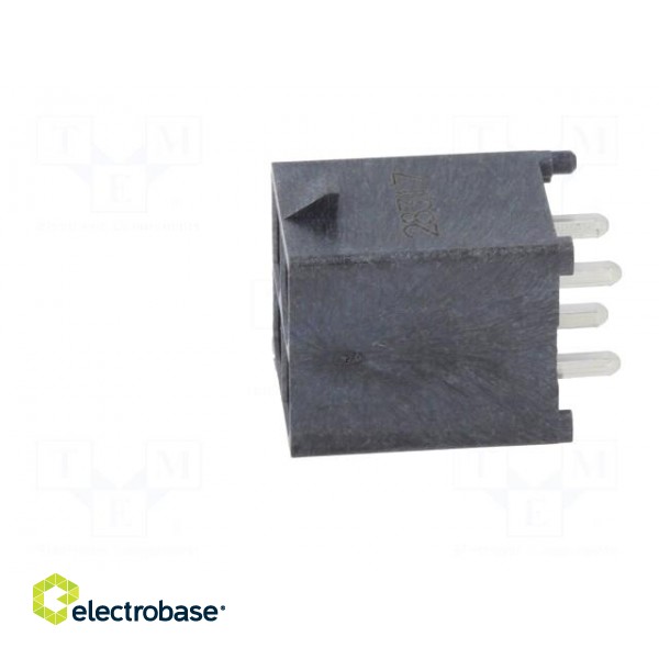 Socket | wire-board | male | Mega-Fit | 5.7mm | PIN: 4 | UL94V-0 | 23A | THT image 3