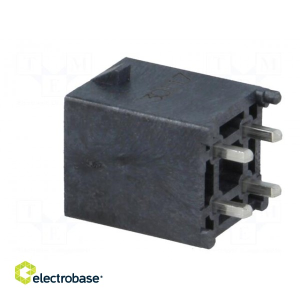 Socket | wire-board | male | Mega-Fit | 5.7mm | PIN: 4 | UL94V-0 | 23A | THT image 4