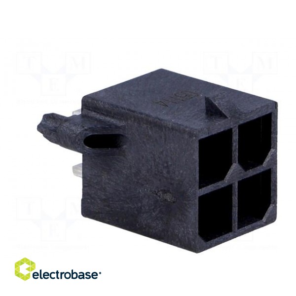 Socket | wire-board | male | Mega-Fit | 5.7mm | PIN: 4 | Layout: 2x2 | 23A image 8