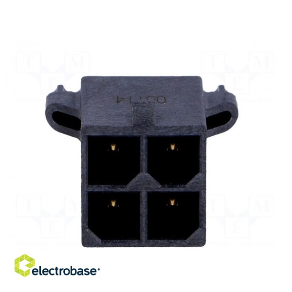 Socket | wire-board | male | Mega-Fit | 5.7mm | PIN: 4 | Layout: 2x2 | 23A image 9