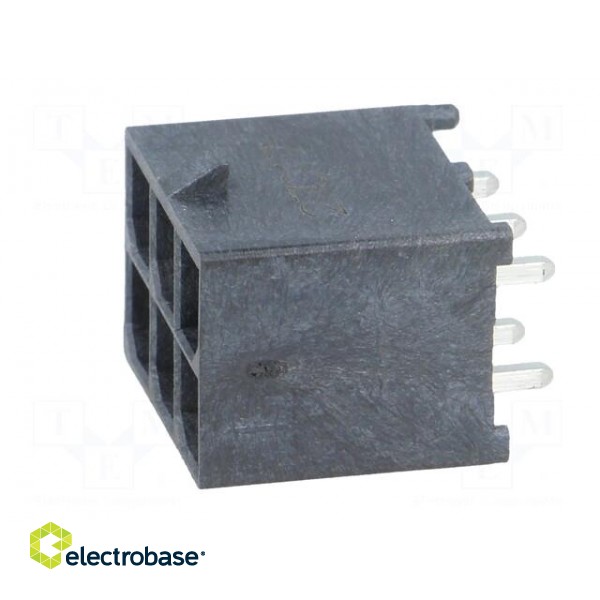 Socket | wire-board | male | Mega-Fit | 5.7mm | PIN: 6 | UL94V-0 | 23A | THT image 3