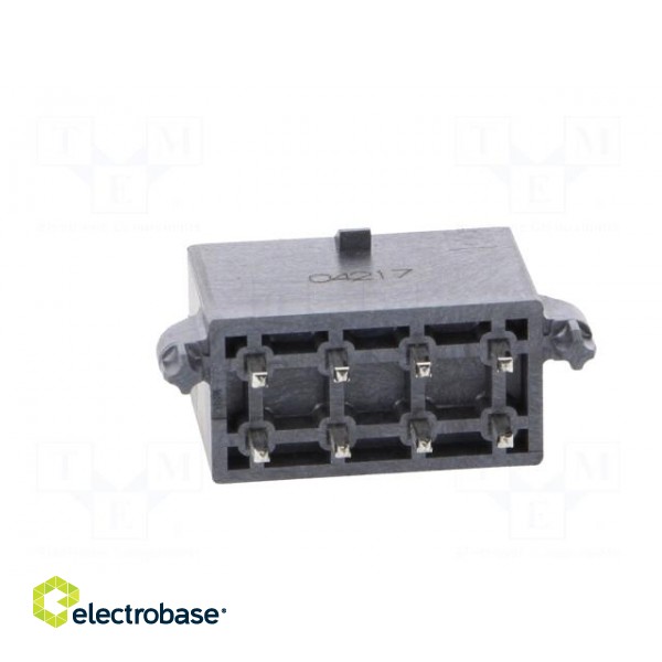 Socket | wire-board | male | Mega-Fit | 5.7mm | PIN: 8 | UL94V-0 | 23A | THT image 5