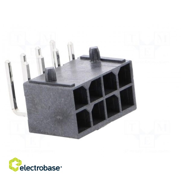 Socket | wire-board | male | Mega-Fit | 5.7mm | PIN: 8 | UL94V-0 | 23A | THT image 8