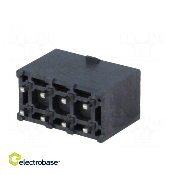 Socket | wire-board | male | Mega-Fit | 5.7mm | PIN: 8 | UL94V-0 | 23A | THT image 6