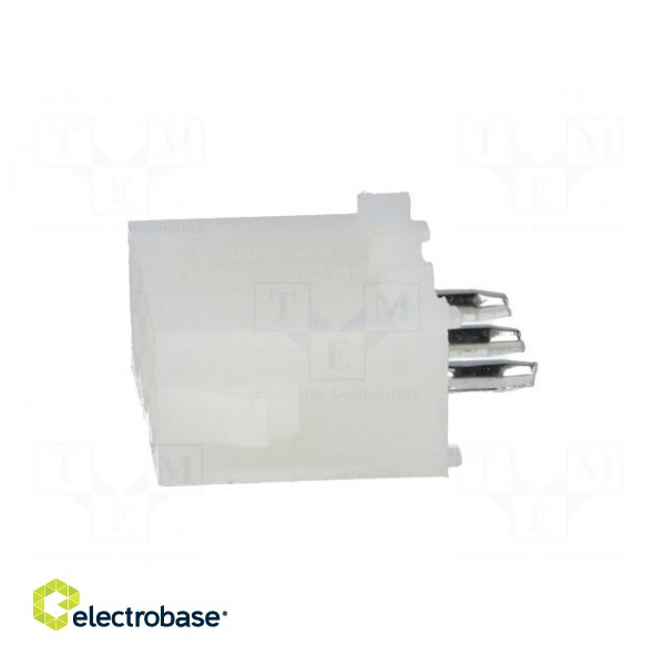 Socket | wire-board | male | 6.35mm | PIN: 3 | Layout: 1x3 | Locking: latch image 3