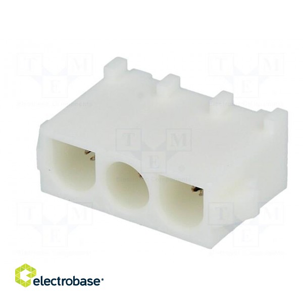 Socket | wire-wire/PCB | male | Universal MATE-N-LOK | 6.35mm | PIN: 3 image 2