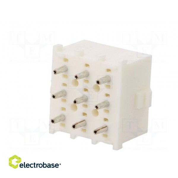 Socket | wire-wire/PCB | male | Universal MATE-N-LOK | 6.35mm | PIN: 9 image 6
