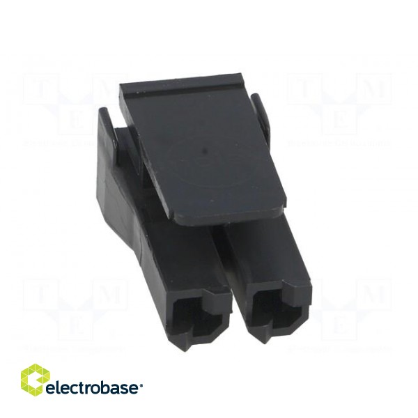 Connector: wire-board | SABRE | plug | female | PIN: 2 | w/o contacts paveikslėlis 5