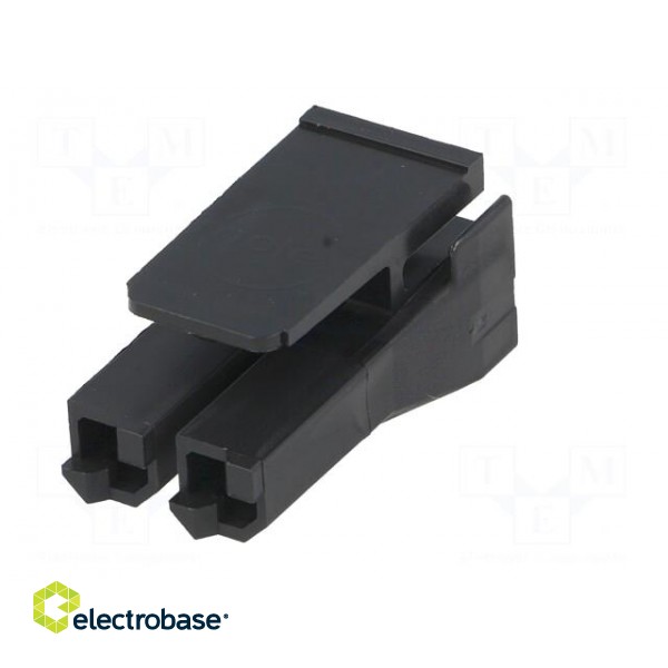 Connector: wire-board | SABRE | plug | female | PIN: 2 | w/o contacts paveikslėlis 6