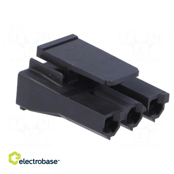 Connector: wire-board | SABRE | plug | female | PIN: 3 | w/o contacts paveikslėlis 8