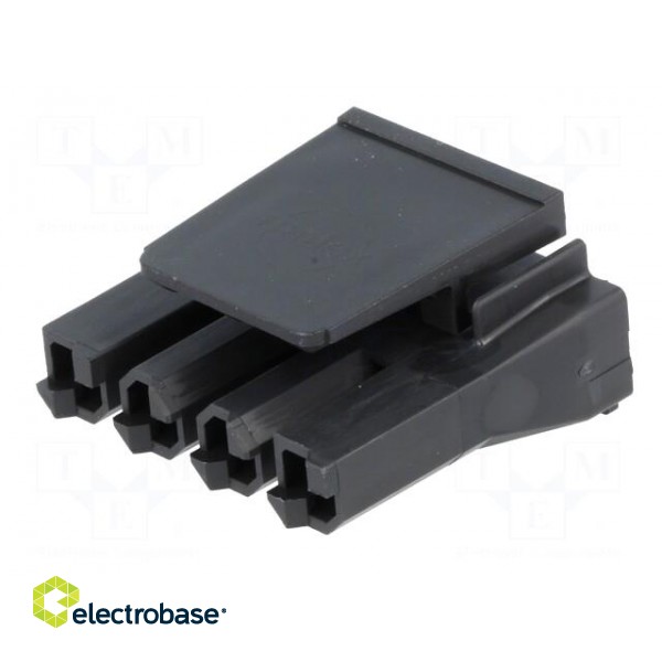Connector: wire-board | SABRE | plug | female | PIN: 4 | w/o contacts paveikslėlis 2