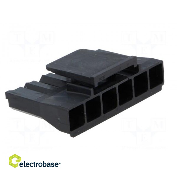 Connector: wire-board | SABRE | plug | female | PIN: 6 | w/o contacts paveikslėlis 4