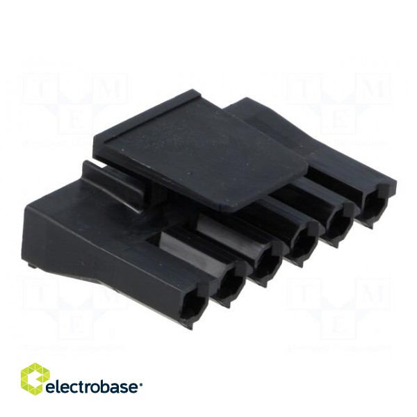 Connector: wire-board | SABRE | plug | female | PIN: 6 | w/o contacts paveikslėlis 8