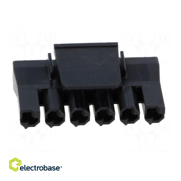 Connector: wire-board | SABRE | plug | female | PIN: 6 | w/o contacts image 9