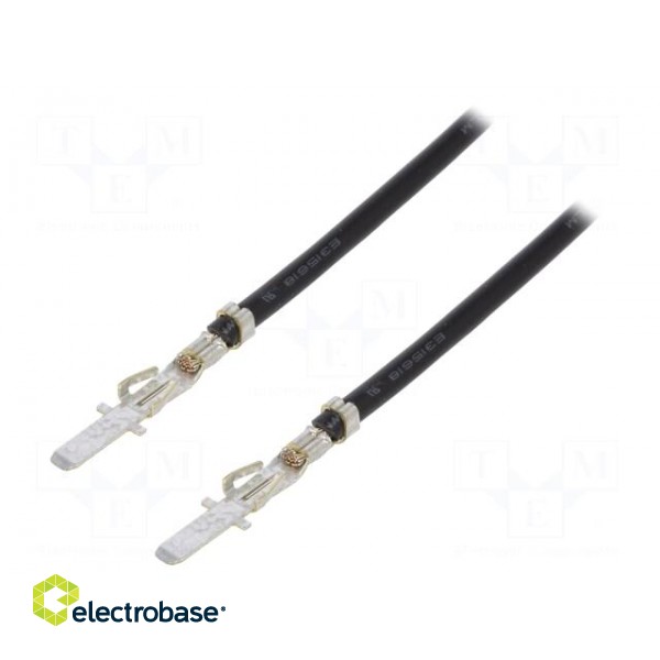 Contact | male | 16AWG | SABRE | tinned | Contacts ph: 7.5mm | Len: 0.15m