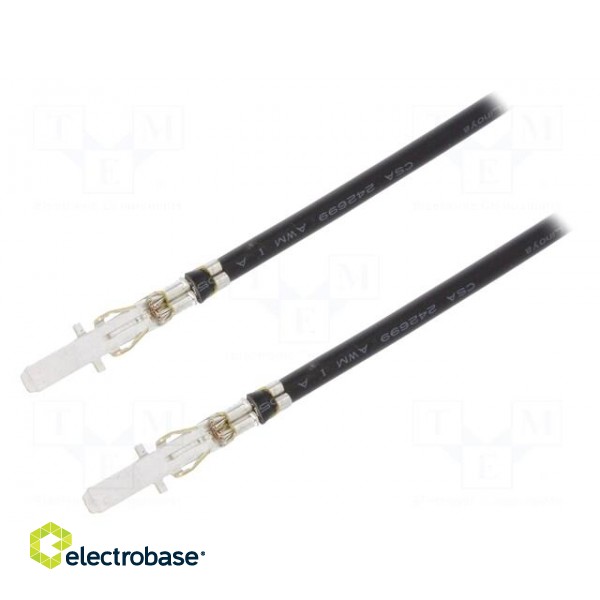 Contact | male | 16AWG | SABRE | tinned | Contacts ph: 7.5mm | Len: 0.3m