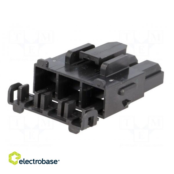 Plug | wire-board | female | Series: Mini-Fit Sr | 10mm | PIN: 3 | 600V paveikslėlis 6