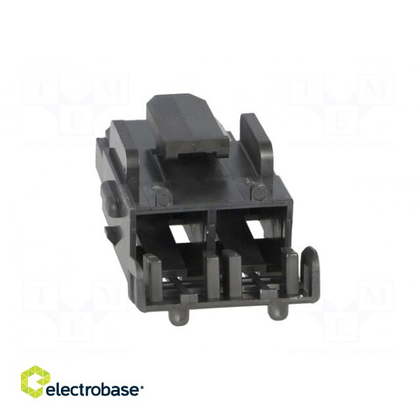 Plug | wire-wire/PCB | female | Mini-Fit Sr | 10mm | PIN: 2 | 600V paveikslėlis 5