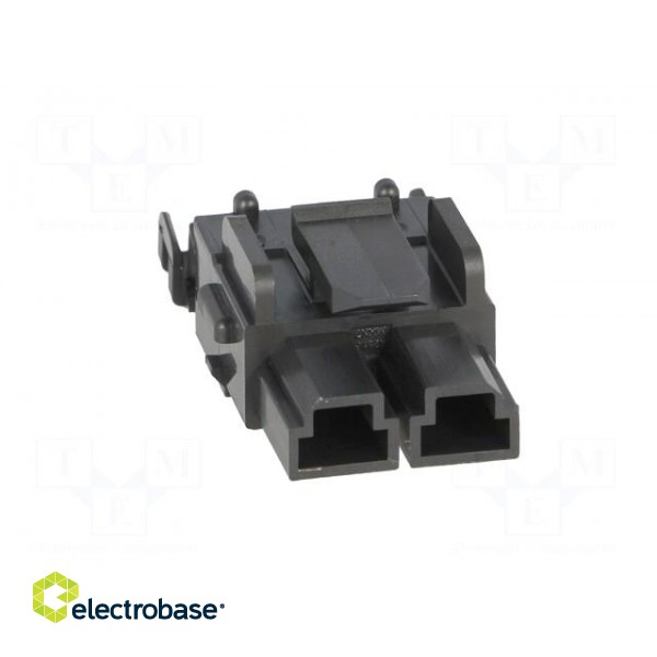 Plug | wire-wire/PCB | female | Mini-Fit Sr | 10mm | PIN: 2 | 600V paveikslėlis 9
