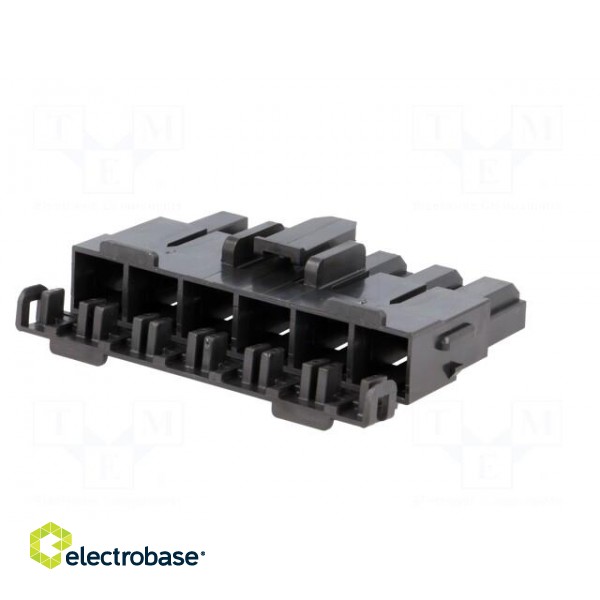 Plug | wire-board | female | Series: Mini-Fit Sr | 10mm | PIN: 6 | 600V paveikslėlis 6