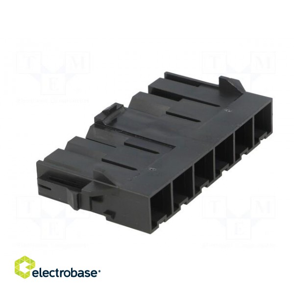 Plug | wire-wire/PCB | male | Mini-Fit Sr | 10mm | PIN: 6 | 600V image 4