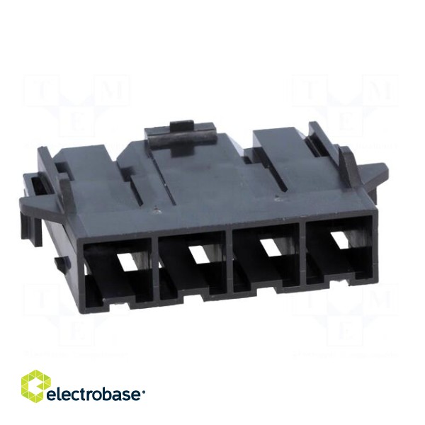Plug | wire-wire/PCB | male | Mini-Fit Sr | 10mm | PIN: 4 | 600V paveikslėlis 5