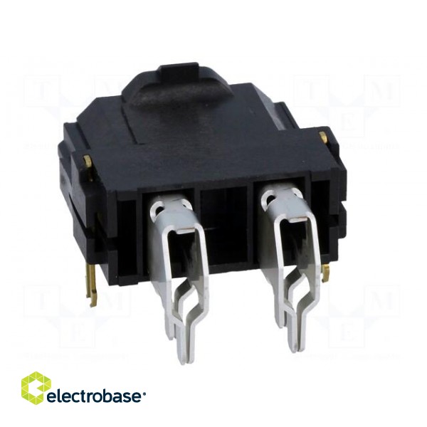 Socket | wire-board | male | Mini-Fit Sr | 10mm | PIN: 2 | 50A | THT | 600V paveikslėlis 5