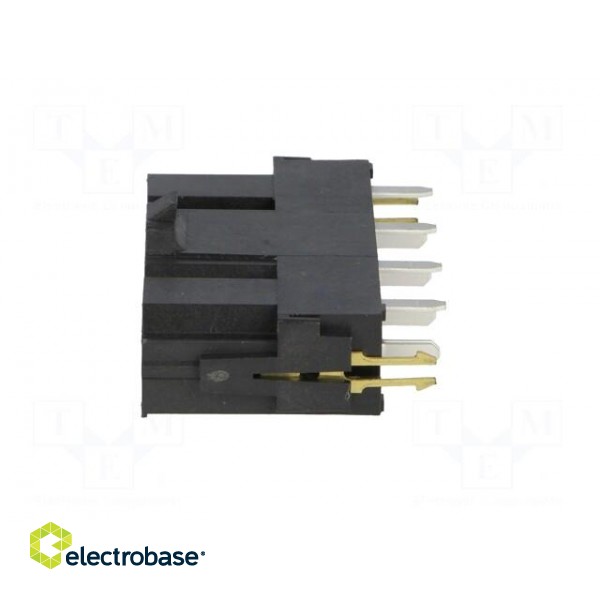 Socket | wire-board | male | Mini-Fit Sr | 10mm | PIN: 4 | 50A | THT | 600V image 3