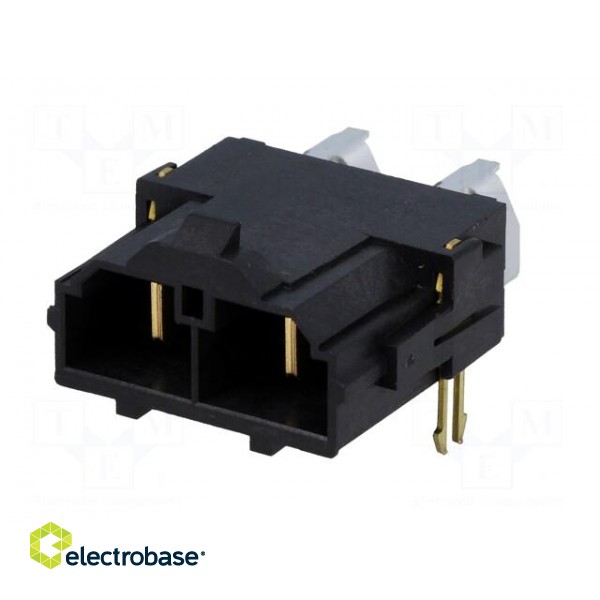 Socket | wire-board | male | Mini-Fit Sr | 10mm | PIN: 2 | 50A | THT | 600V paveikslėlis 2