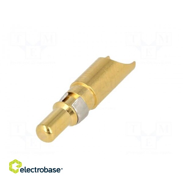 Contact | male | 10AWG÷8AWG | gold-plated | soldering | for cable | 40A image 2