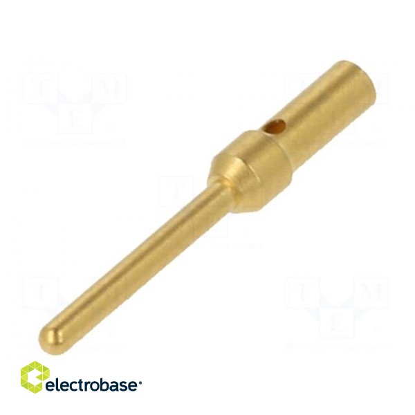 Contact | male | 22AWG÷18AWG | Han D-Sub | gold-plated | crimped