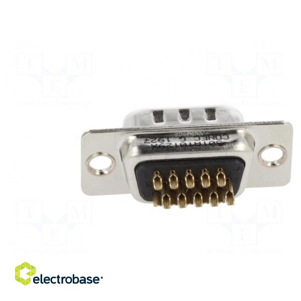 D-Sub HD | PIN: 15 | male | for cable | soldering | 3A image 5