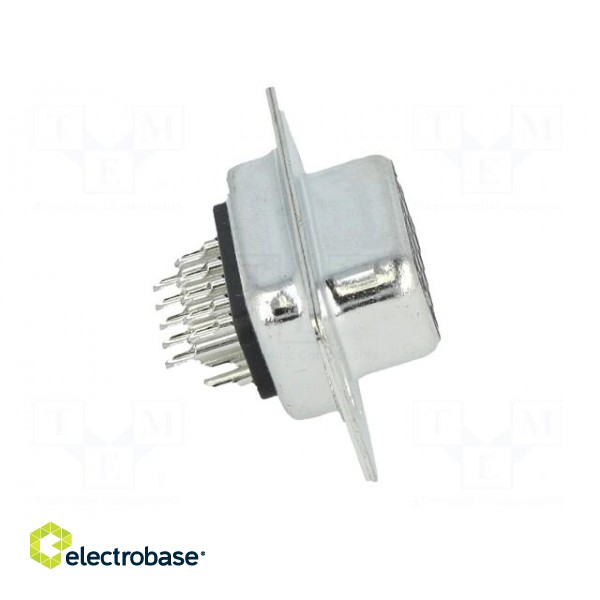D-Sub HD | PIN: 15 | plug | female | for cable | soldering | 5A | 250V | 20mΩ paveikslėlis 7
