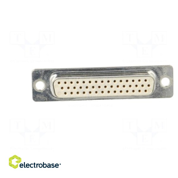 D-Sub HD | PIN: 44 | socket | female | on PCBs | straight | THT image 9