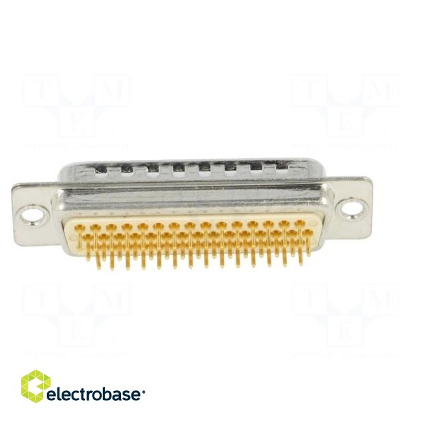 D-Sub HD | PIN: 44 | socket | male | on PCBs | straight | THT image 6