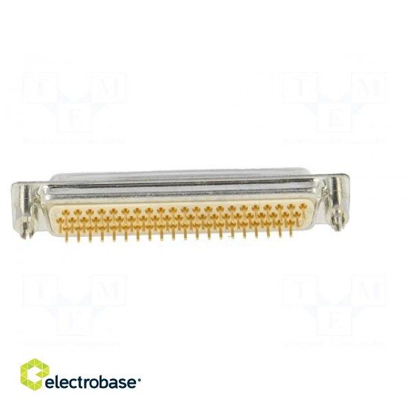 D-Sub HD | PIN: 62 | socket | female | on PCBs,PCB snap | straight | THT image 5