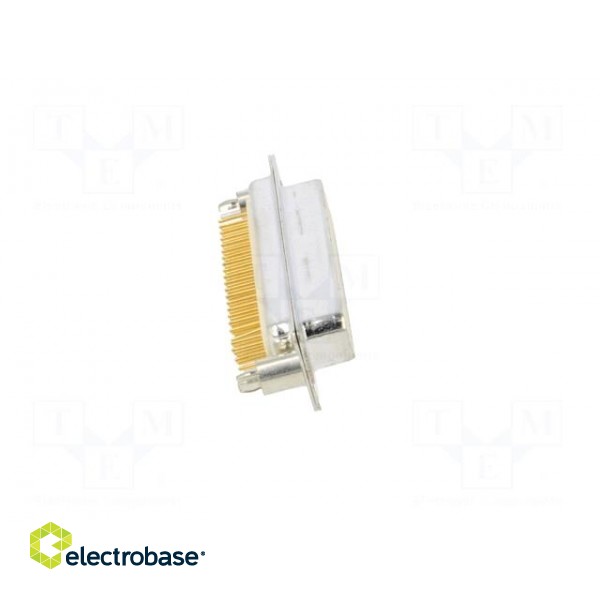 D-Sub HD | PIN: 62 | socket | female | on PCBs,PCB snap | straight | THT image 7