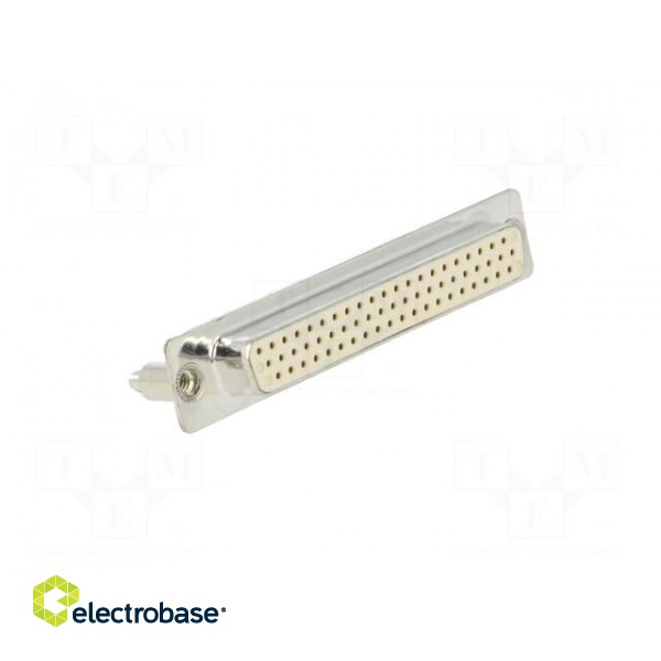 D-Sub HD | PIN: 62 | socket | female | on PCBs,PCB snap | straight | THT image 8
