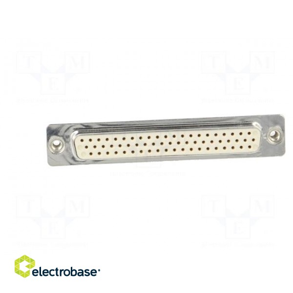 D-Sub HD | PIN: 62 | socket | female | on PCBs,PCB snap | straight | THT image 9