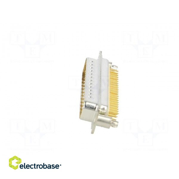 D-Sub HD | PIN: 62 | socket | male | on PCBs,PCB snap | straight | THT image 4