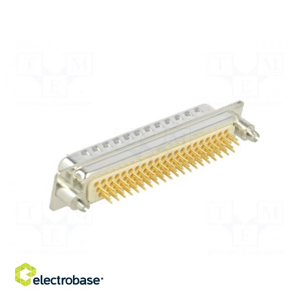 D-Sub HD | PIN: 62 | socket | male | on PCBs,PCB snap | straight | THT image 5