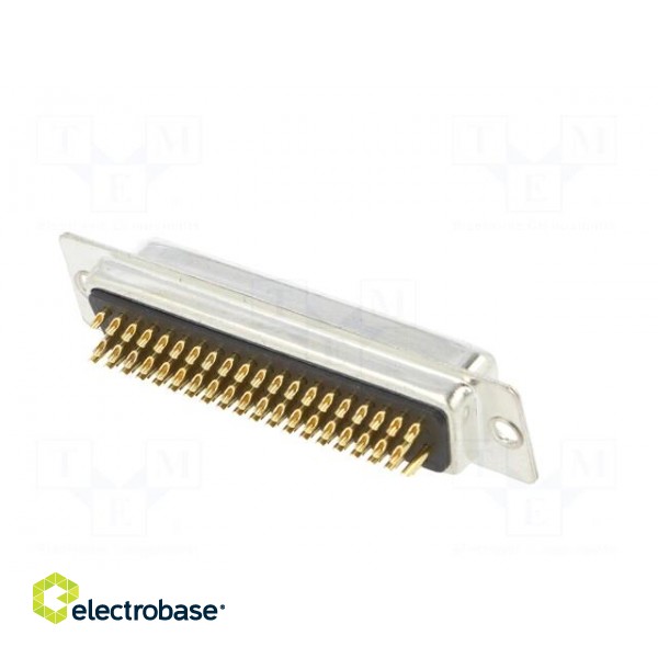 D-Sub HD | PIN: 78 | plug | female | for cable | soldering | Colour: black paveikslėlis 6
