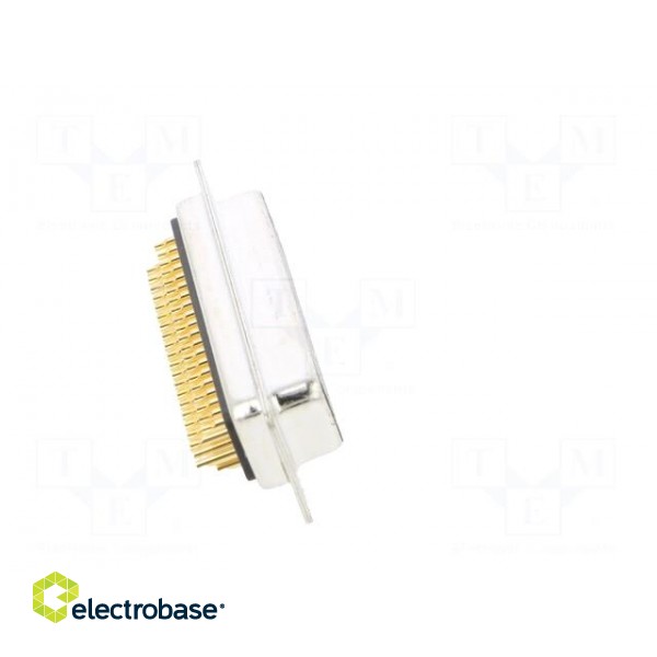 D-Sub HD | PIN: 78 | plug | female | for cable | soldering | black image 7