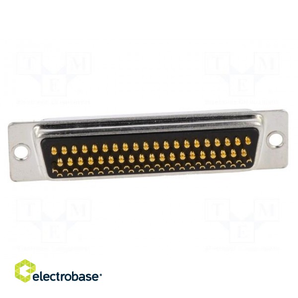 D-Sub HD | PIN: 78 | plug | male | for cable | soldering | Colour: black paveikslėlis 5