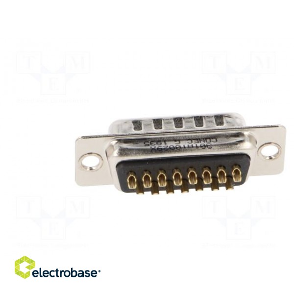 D-Sub | PIN: 15 | male | for cable | soldering | 3A | Plating: gold flash image 5