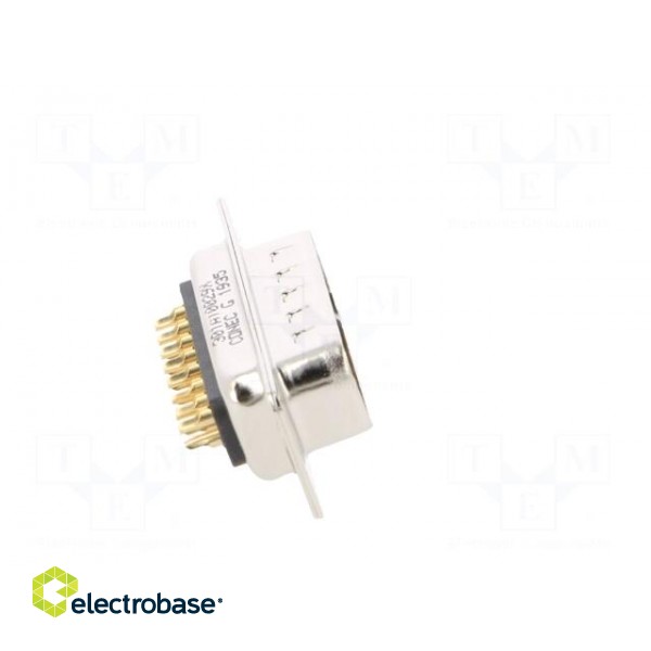 D-Sub | PIN: 15 | male | for cable | soldering | 3A | Plating: gold flash image 7